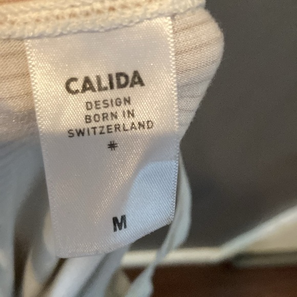 Calida size medium brown and white cami top great condition - Picture 6 of 10